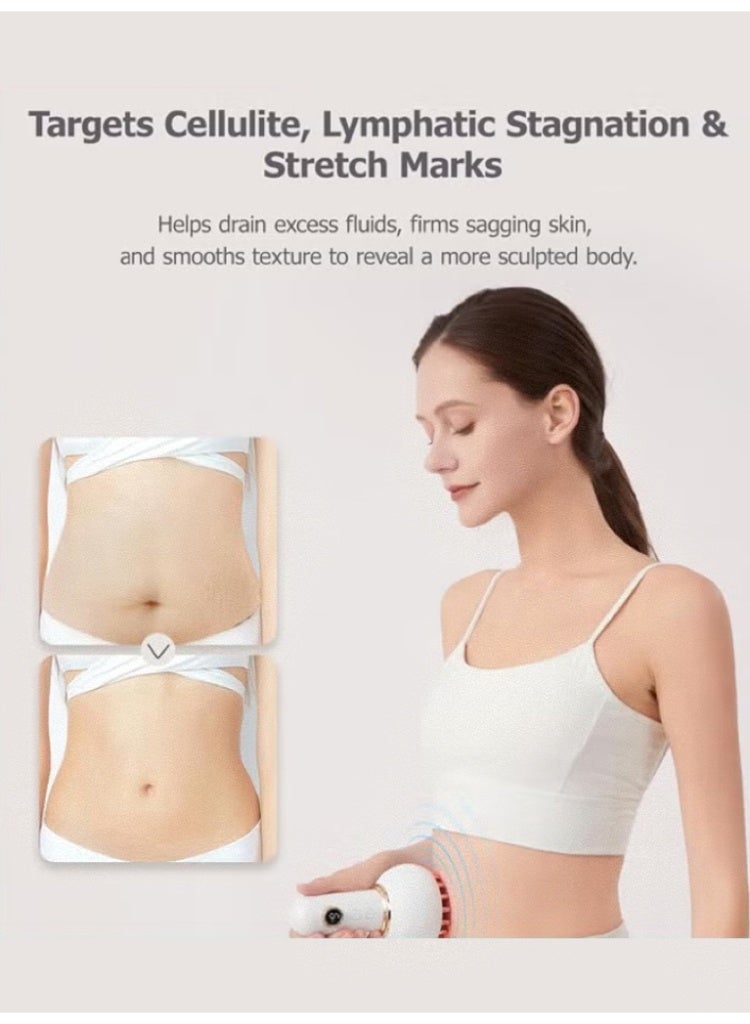 jingpin 【Salon-Grade Body Sculpting Device】Microcurrent Body Massager, 4-in-1 Technology for Cellulite Reduction & Stretch Mark Removal, Wireless & Portable for Full-Body Use - Image 2