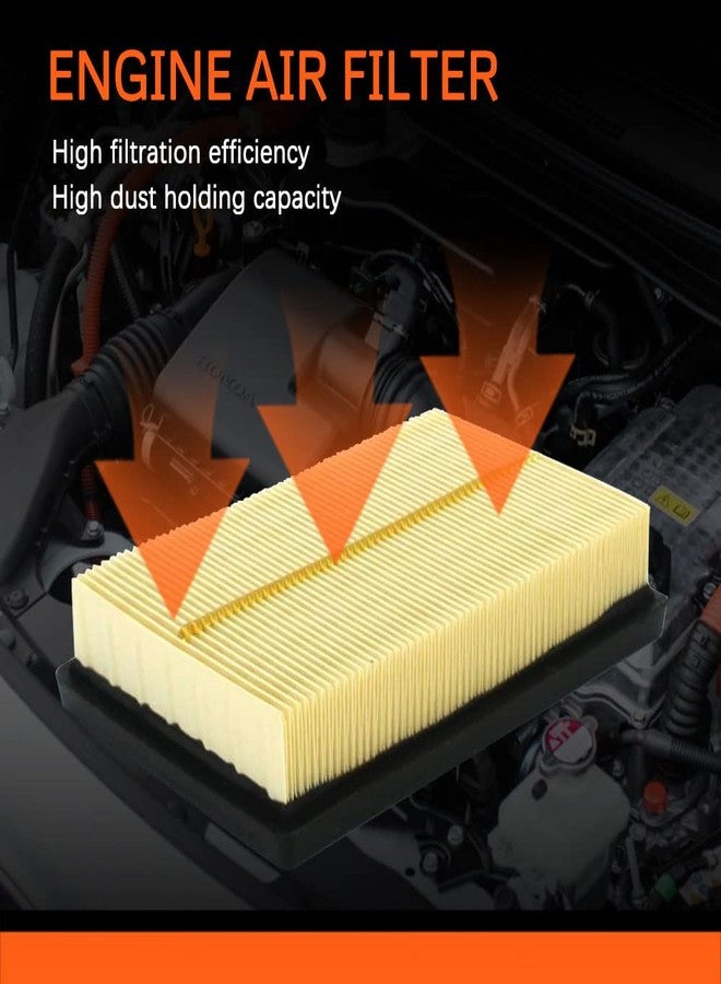 KEDAKEJI Air Filter, (CA11426) Engine Air Filter Compatible with Toyota: Prius (2016-2021), Prius AWD-E (2019-2021), Prius C (2012-2019), Prius Prime (2017-2021), Corolla Hybrid LE (2020-2021) OE#17801-21060 - Image 2