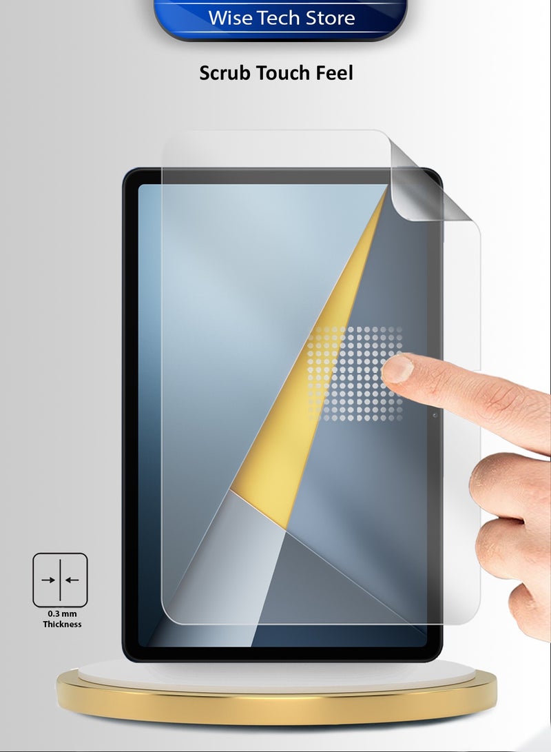 دبليو تيك واقي شاشة شفاف ومرن رقيق من فيلم هيدروجيل مات نقي بريميوم لجهاز شاومي بوكو باد M1 (12.1 بوصة) 2025 Wtech (TSHFMN) - Image 5