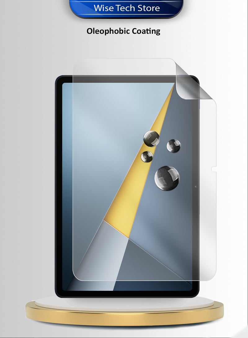 دبليو تيك واقي شاشة شفاف ومرن رقيق من فيلم هيدروجيل مات نقي بريميوم لجهاز شاومي بوكو باد M1 (12.1 بوصة) 2025 Wtech (TSHFMN) - Image 4