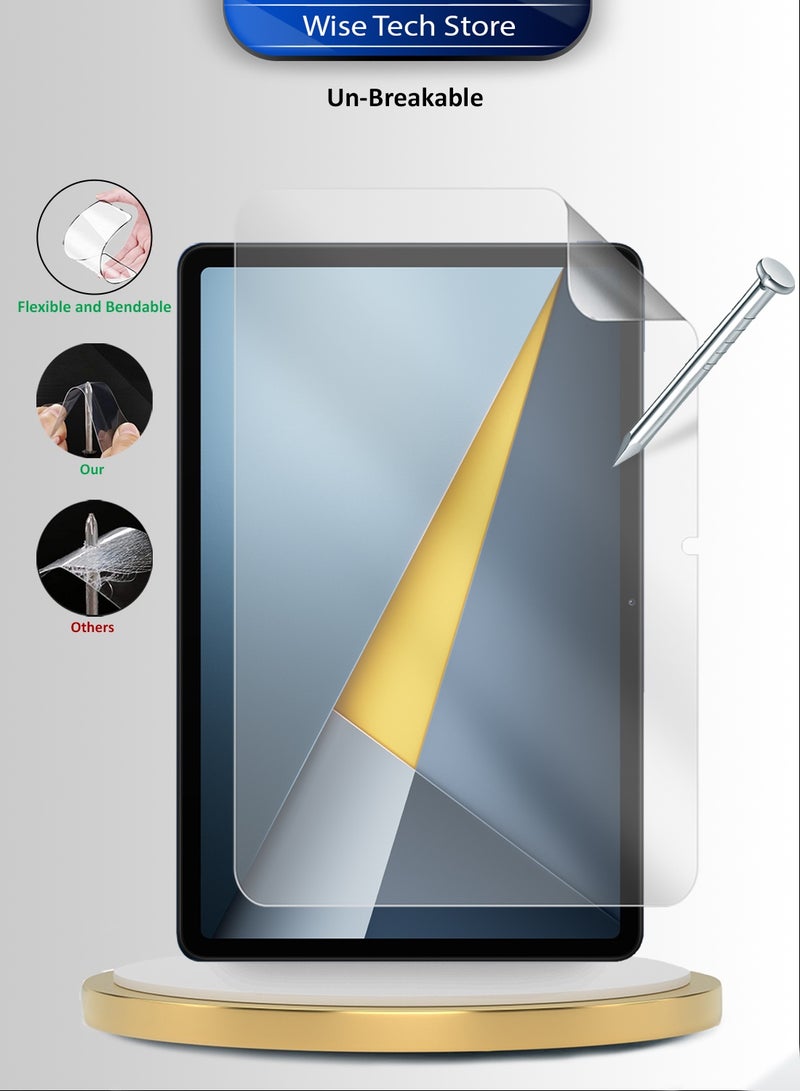 دبليو تيك واقي شاشة شفاف ومرن رقيق من فيلم هيدروجيل مات نقي بريميوم لجهاز شاومي بوكو باد M1 (12.1 بوصة) 2025 Wtech (TSHFMN) - Image 3