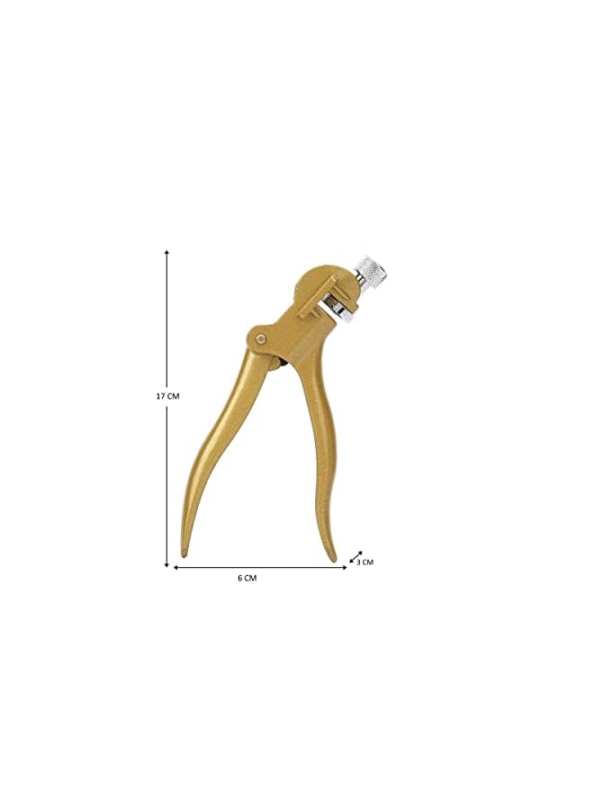 PROMASS Saw Setting Tool, Zinc and Copper Alloy Plier Hand Tools Puller Saw Blades for Woodworking - Image 3