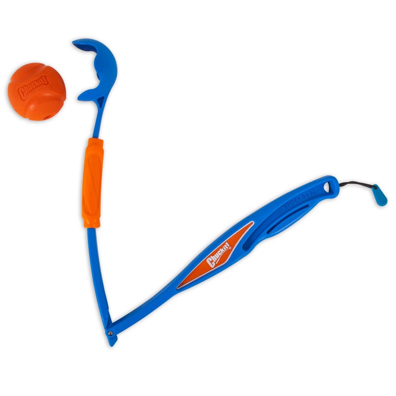 Chuckit! Fetch & Fold 25M Dog Ball Launcher, 25" Length, Includes Medium Ball (2.5") For Dogs 20-60 Pounds - Image 4