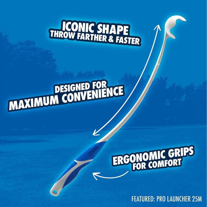 Chuckit! Fetch & Fold 25M Dog Ball Launcher, 25" Length, Includes Medium Ball (2.5") For Dogs 20-60 Pounds - Image 2