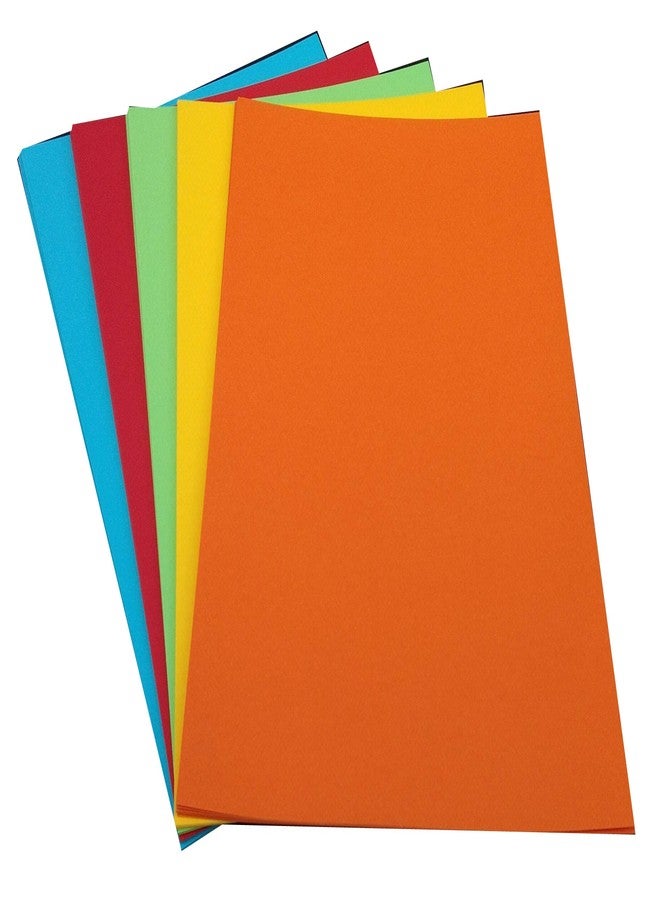 MSGH Multicolor A4 Pastel Color Paper Sutable For Art & Craft/Ideal School/Laser Printing - 50 Sheets. 5 Colour, 160 GSM, Both Side Color - Image 2