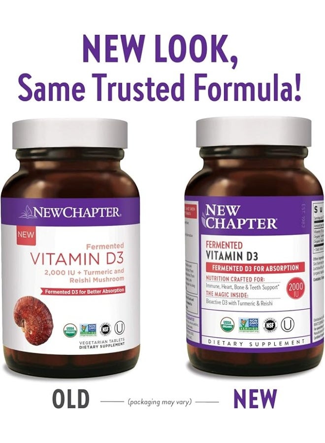 New Chapter Fermented Vitamin D3 Cap 30S - Image 2