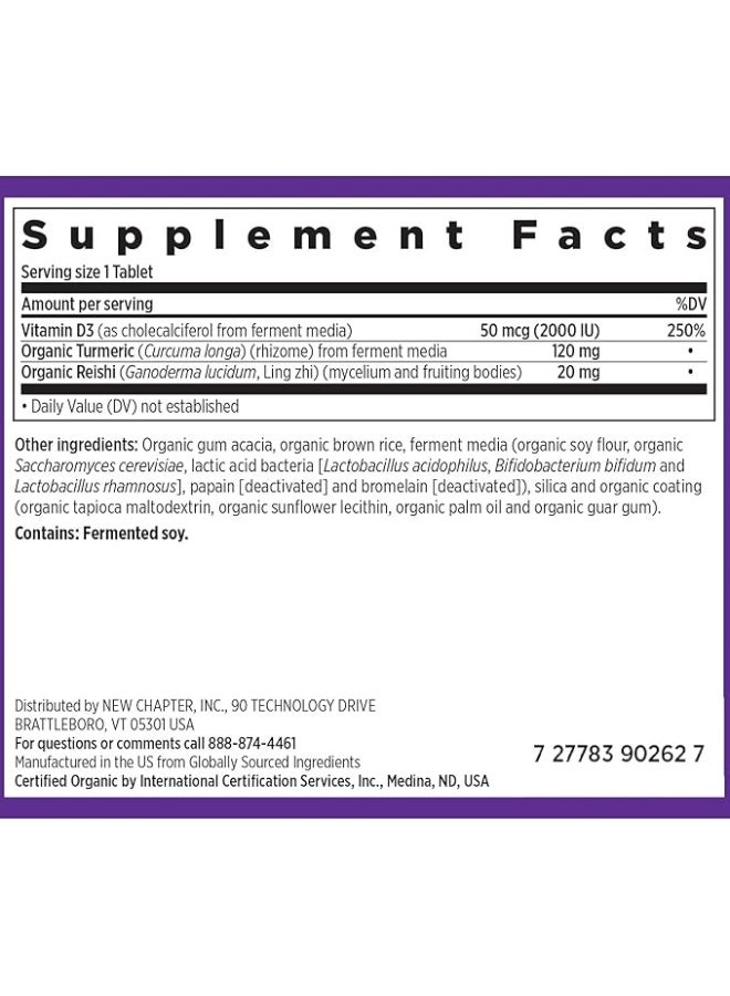New Chapter Fermented Vitamin D3 Cap 30S - Image 3