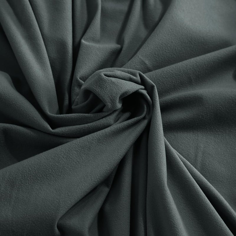 Ramesses Deep Pocket Flannel Sheet Set- Luxury Brushed Microfiber- Super Soft and Warm 4-Piece Flannel Bed Sheets-Shrinkage and Fade Resistant - Easy Care.(Charcoal, Queen)â€¦ - Image 4
