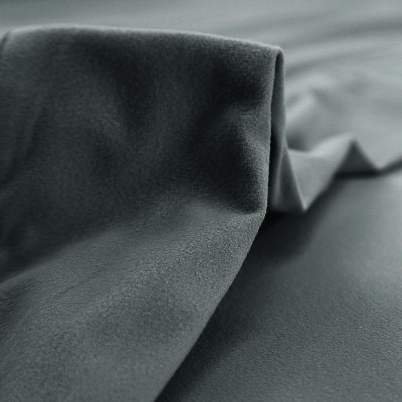 Ramesses Deep Pocket Flannel Sheet Set- Luxury Brushed Microfiber- Super Soft and Warm 4-Piece Flannel Bed Sheets-Shrinkage and Fade Resistant - Easy Care.(Charcoal, Queen)â€¦ - Image 3