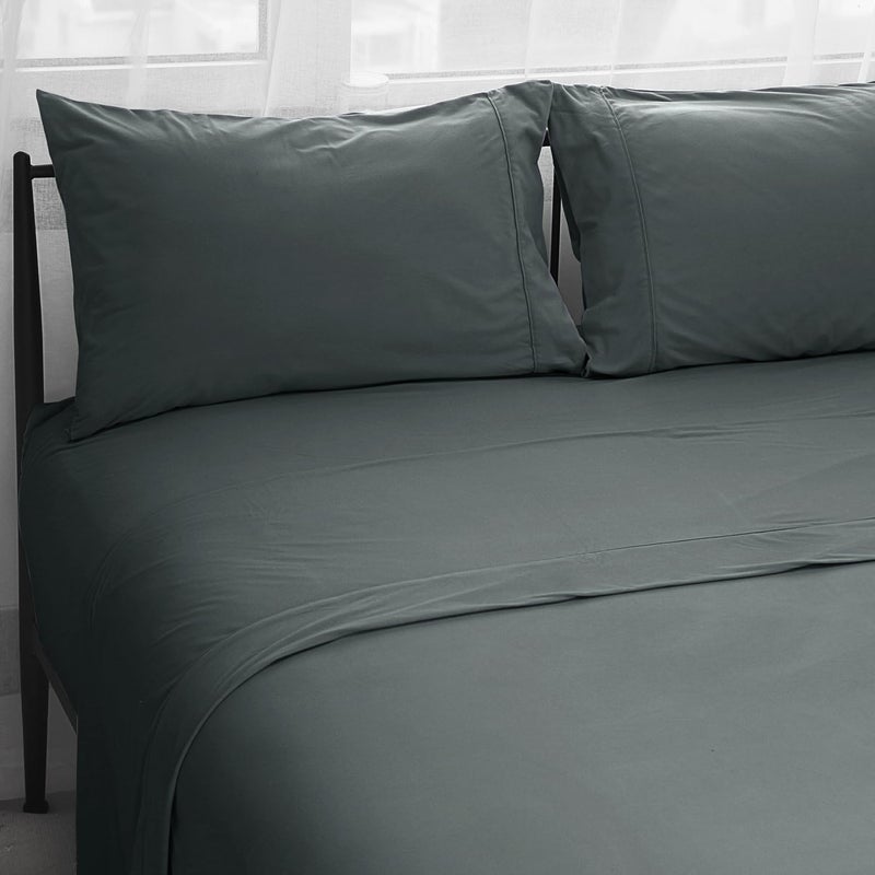 Ramesses Deep Pocket Flannel Sheet Set- Luxury Brushed Microfiber- Super Soft and Warm 4-Piece Flannel Bed Sheets-Shrinkage and Fade Resistant - Easy Care.(Charcoal, Queen)â€¦ - Image 1