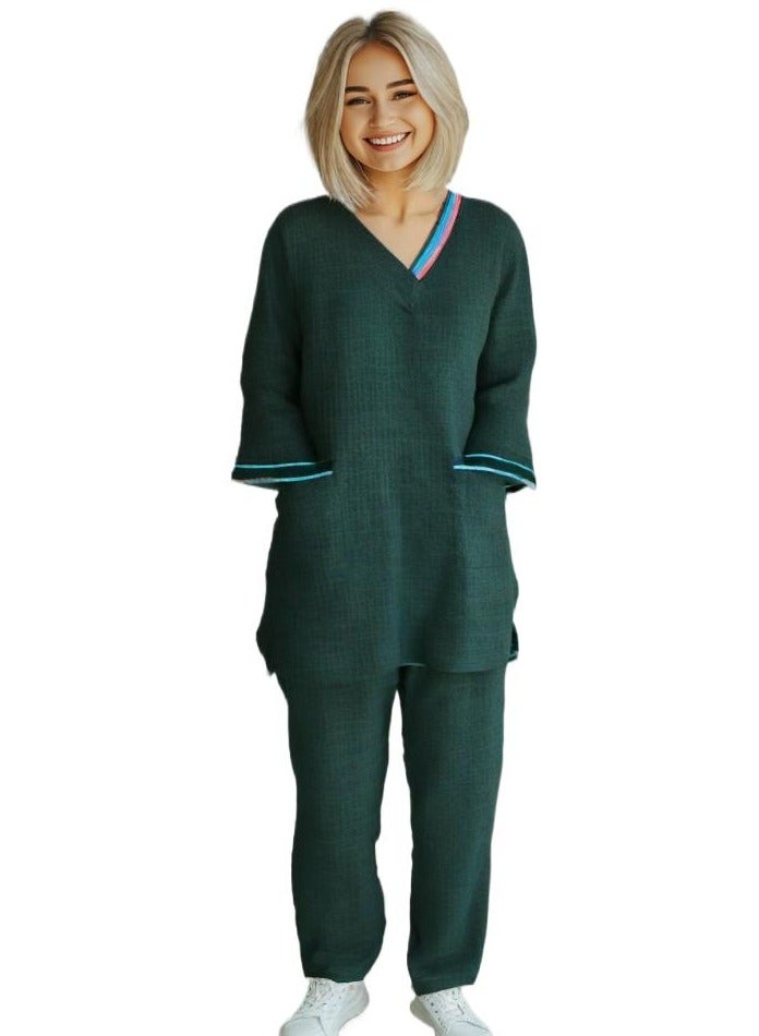 أزياء دي زي ربات المنازل للنساء، زي رعاية الأطفال للنساء، زي عمال التنظيف للسيدات، زي الطاقم التمريضي، زي الخادمة - Image 1