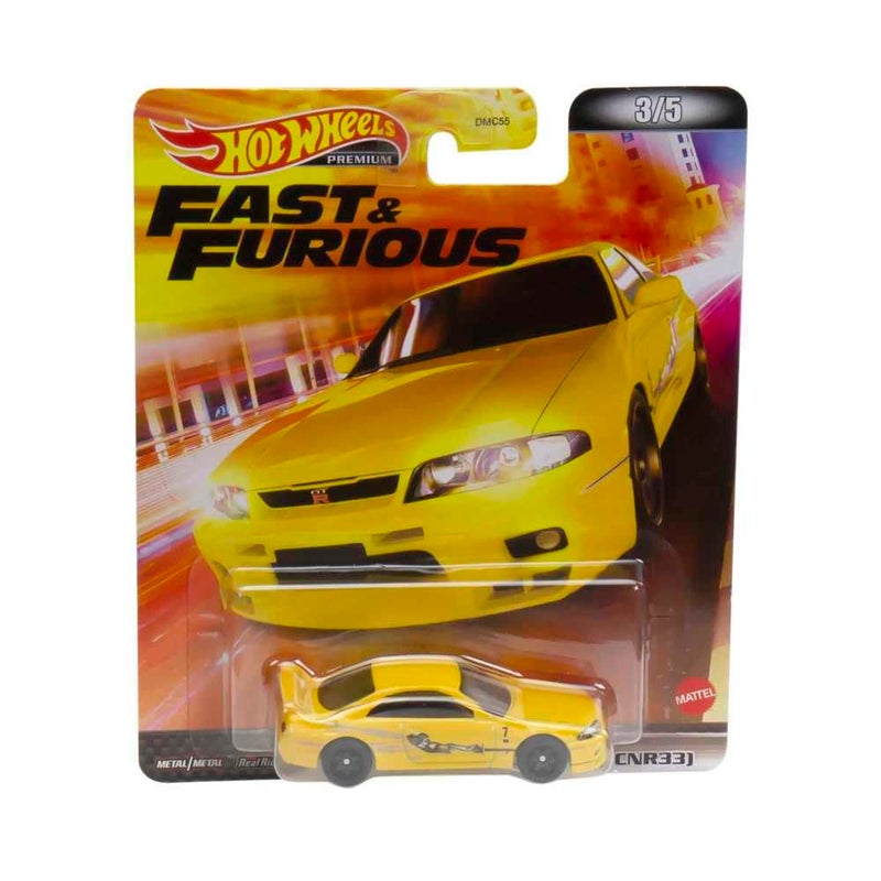 Hot Wheels Hot Wheels Retro Entertainment Collection,Nissan Skyline GTR R33, TV, & Video Games, Iconic Replicas for Play or Display, Gift for Collectors  - Image 1