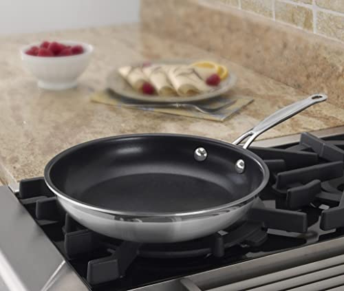 Cuisinart MultiClad Pro 10 Open Skillet Inch Non Stick Stainless Steel - Image 3