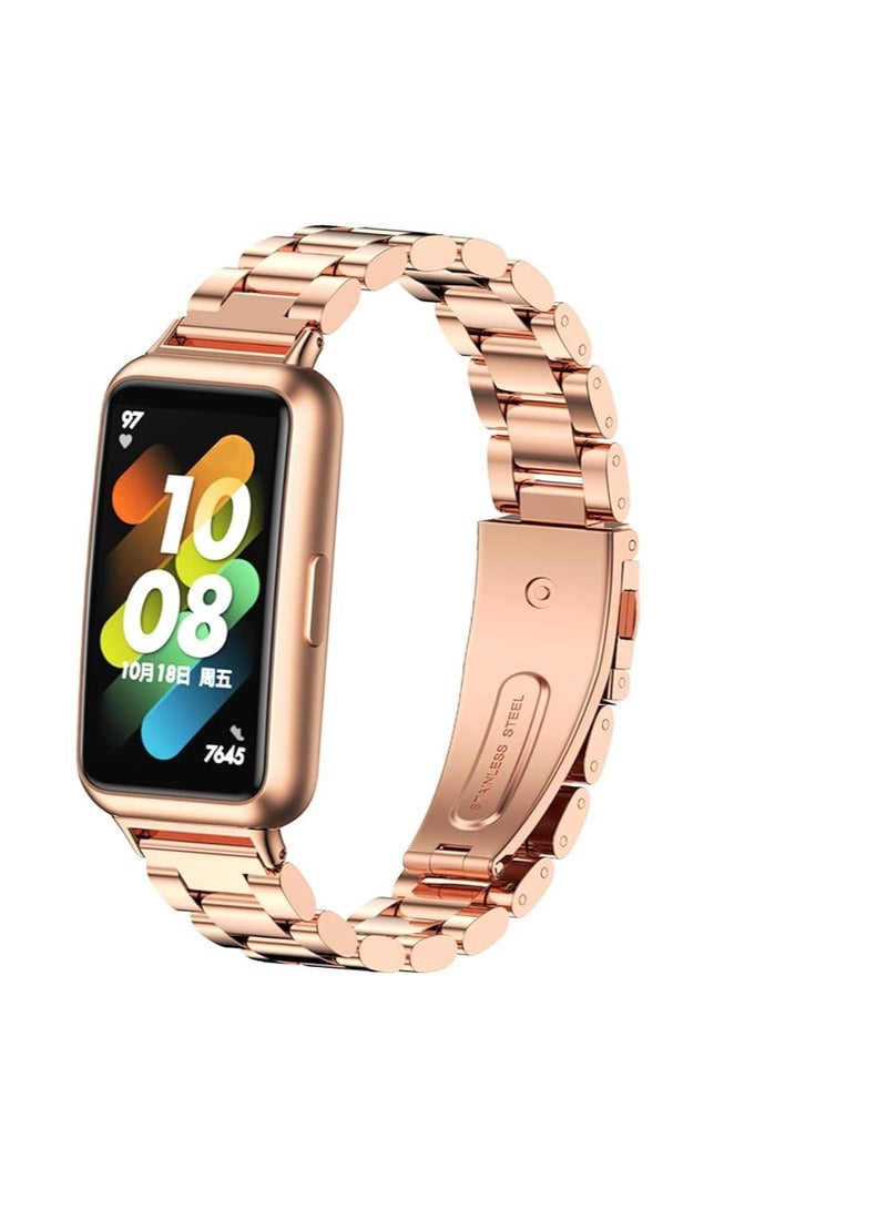 SenMore Compatible with Huawei Band 6 Metal Strap,Stainless Steel Band Huawei Band 6 / Honor Band 6 Replacement Wristbands Strap - Image 3