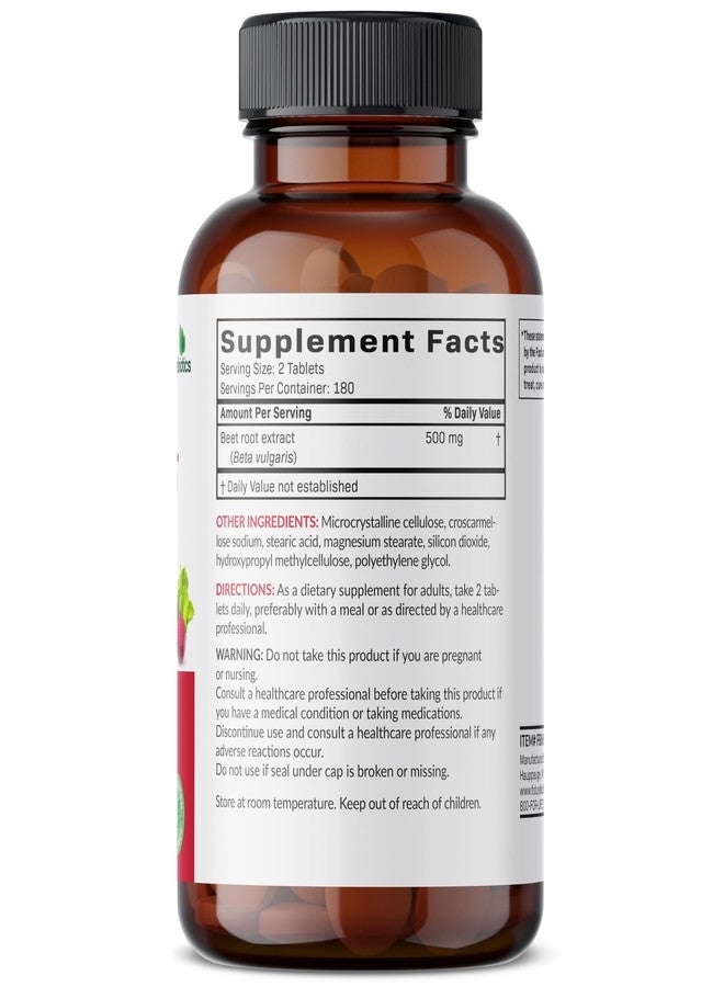 Futurebiotics Beet Root Extra Strength, Non-GMO, 360 Vegetarian Tablets - Image 2