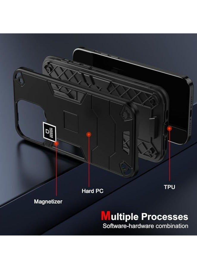 general Case Compatible with Tecno Spark Go 2024,Compatible with Tecno Spark 20, Dual-Layer Drop-Proof TPU+PC 2-in-1 Protective Case - Image 2