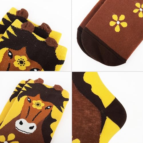 Jeasona Women's Horse Socks Horse Gifts for Women Mom Teenage Girls - Image 3