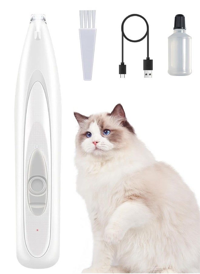 Occuwzz Cordless Dog Grooming Kit with Double Blades - Low Noise Pet Hair Trimmer for Paws, Eyes, Ears, Face, Rump  - Image 1