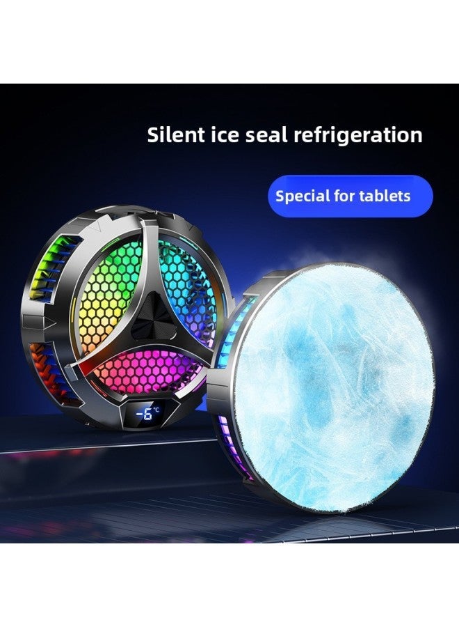 Tablet Phone Radiator X42/X100 High-power Semiconductor Magnetic Back Clip Game Cooling Artifact-Color:X42 Flat With Display  - Image 1
