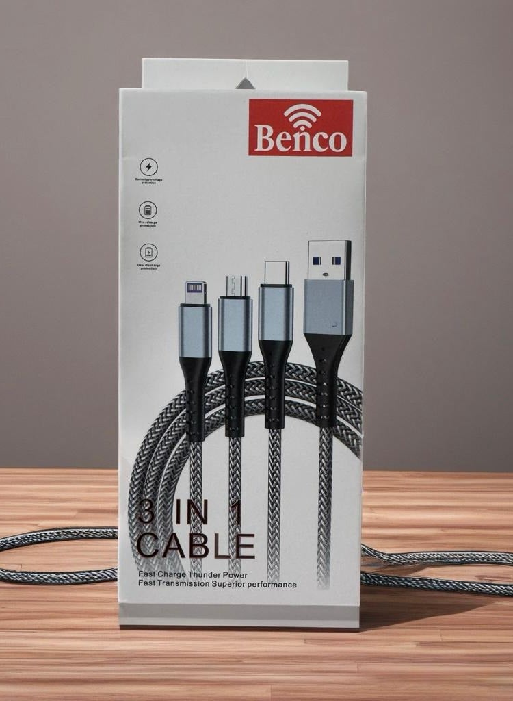 بينكو كابل شحن سريع 3 في 1 - Image 1