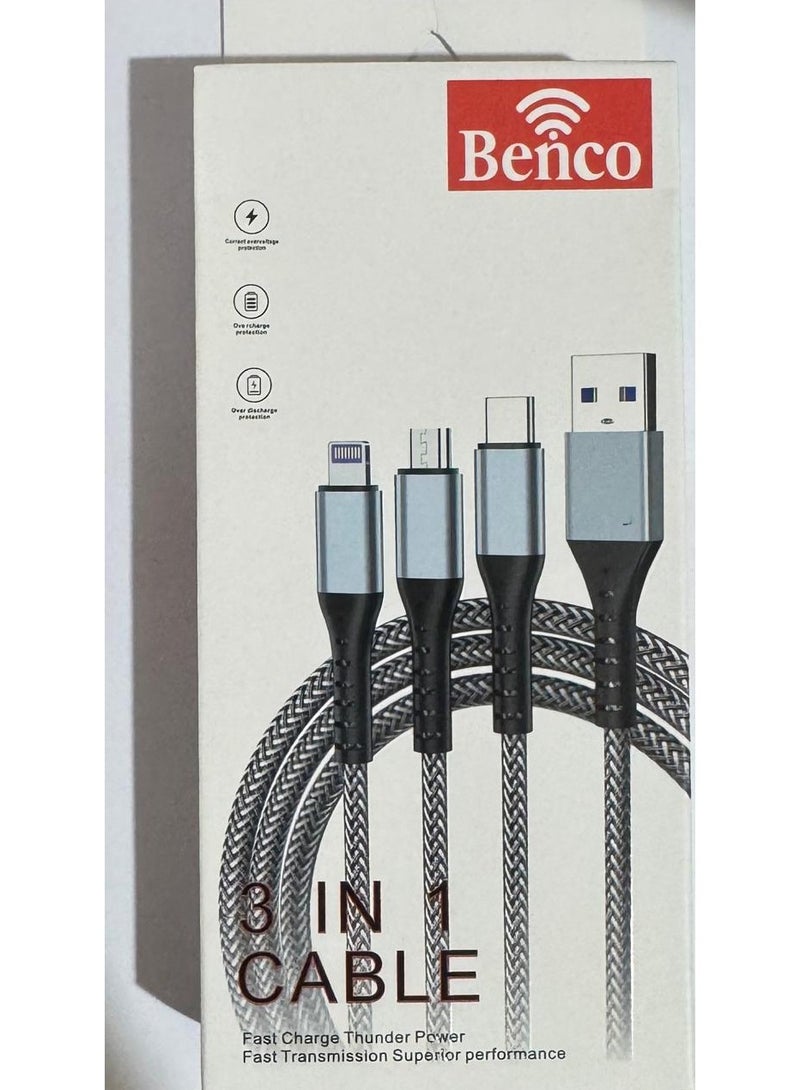 بينكو كابل شحن سريع 3 في 1 - Image 2