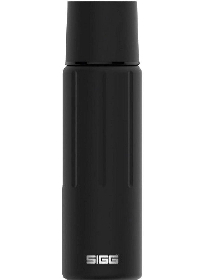 SIGG - Obsidian Insulated Water Bottle - Thermo Flask Gemstone with Cup - Leakproof - Lightweight. BPA Free - 18/8 Stainless Steel - 17 Oz - Image 1