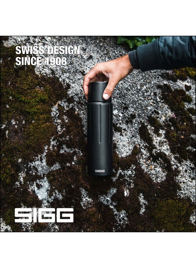 SIGG - Obsidian Insulated Water Bottle - Thermo Flask Gemstone with Cup - Leakproof - Lightweight. BPA Free - 18/8 Stainless Steel - 17 Oz - Image 5