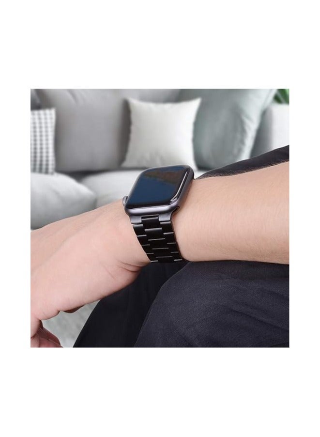 HablTech Compatible for Apple Watch Straps 44mm 45mm 46mm 49mm Stainless iWatch Band Series11/10/9/ 8/7/6/5/4/Ultra/Ultra2/Ultra3/SE/SE1/SE2 - Image 4