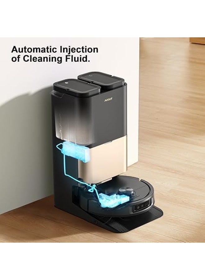 Airbot X40 Ultra – 17000Pa Robot Vacuum & Mop with Smart Obstacle Avoidance, Advanced AirGPT AI System, Precise Navigation, Auto Detangle, Mop Washing & Water Tank Refill - Image 5