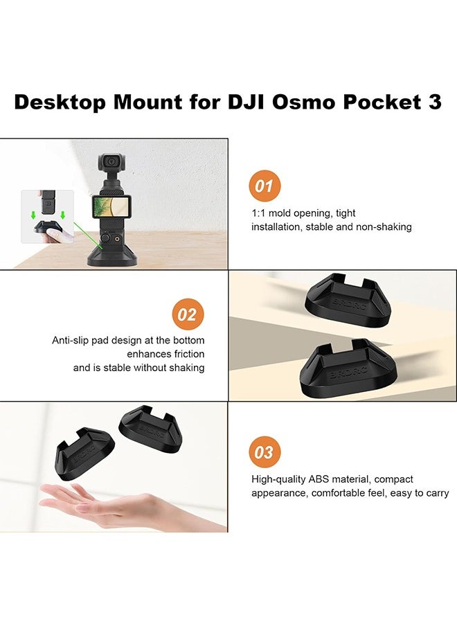 اتش واي - قاعدة دعم قاعدة حامل الكاميرا ل DJI OSMO Pocket 3 سطح المكتب قوس مستقر محمول جيمبال كاميرا دعم محول سطح المكتب حامل حامل الملحقات - Image 1
