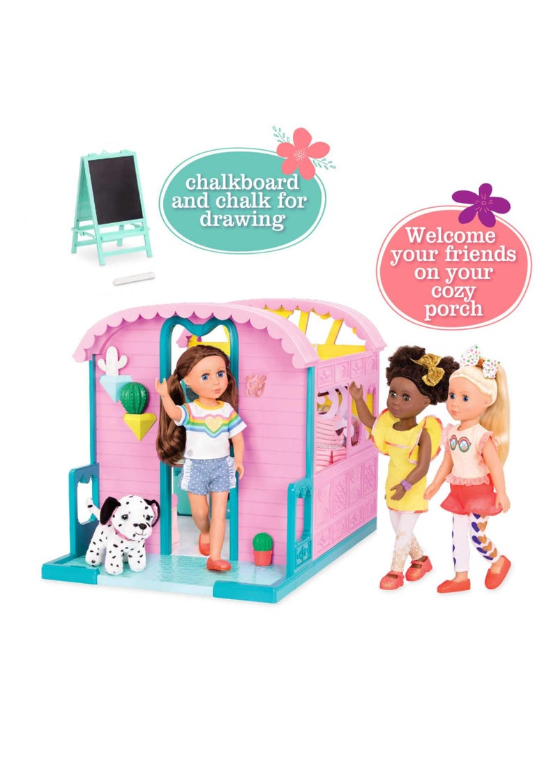 Glitter Girls Caravan Large Home Set Dollhouse and Furniture Playset Toys House - Image 5