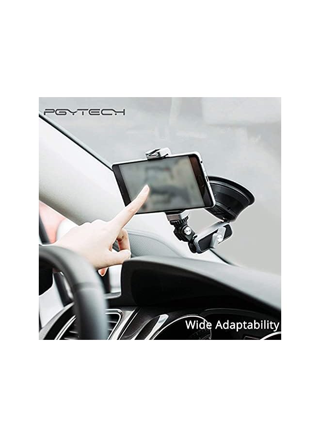 PGYTECH Action Camera Suction Cup, Black/Grey - Image 2
