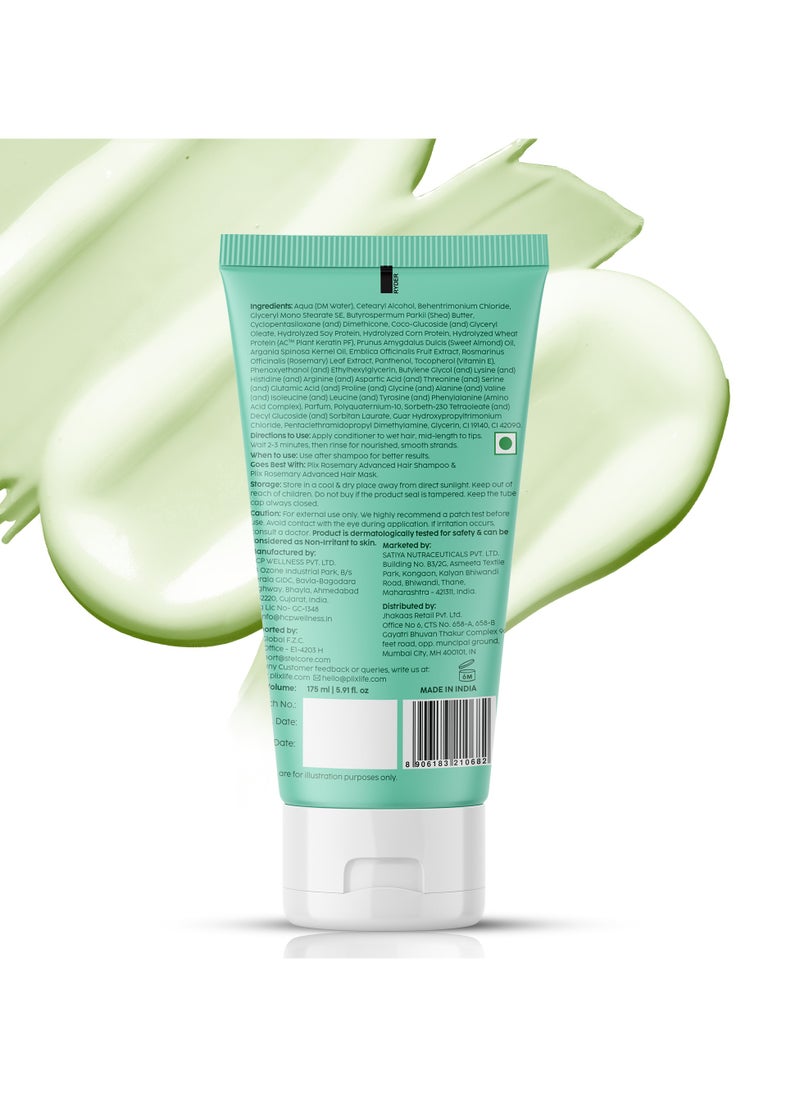 PLIX THE PLANT FIX PLIX THE PLANT FIX Rosemary Advanced Anti Hair Fall Conditioner With Rosemary For Reducing Hair Loss, Breakage| | All Hair Types | Men & Women | Sulphate & Parabeen Free| 175 ml  - Image 2