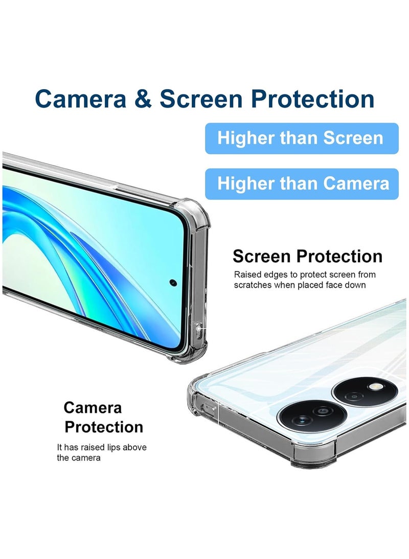 Case for Honor X7b Soft Silicone TPU Case, Lightweight Protective Cover Smooth Finish Camera Protective Shock Absorbent cover for Honor X7b - Image 4