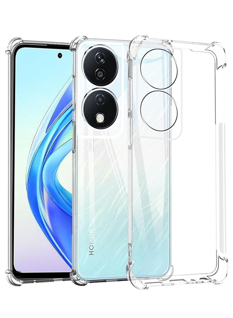 Case for Honor X7b Soft Silicone TPU Case, Lightweight Protective Cover Smooth Finish Camera Protective Shock Absorbent cover for Honor X7b - Image 1