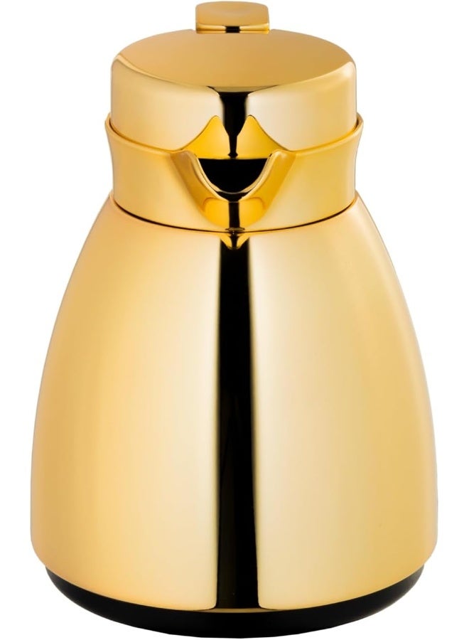 Alsaif فلتر حراري للقهوة والشاي من اليمامة 0.35 لتر ذهبى - Image 2