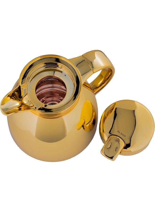 Alsaif فلتر حراري للقهوة والشاي من اليمامة 0.35 لتر ذهبى - Image 5