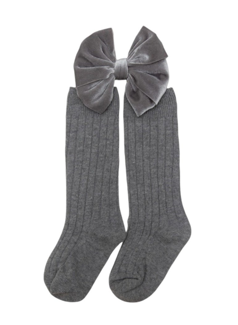 Bidani Aya Headband and Socks Set - Gray - Image 2