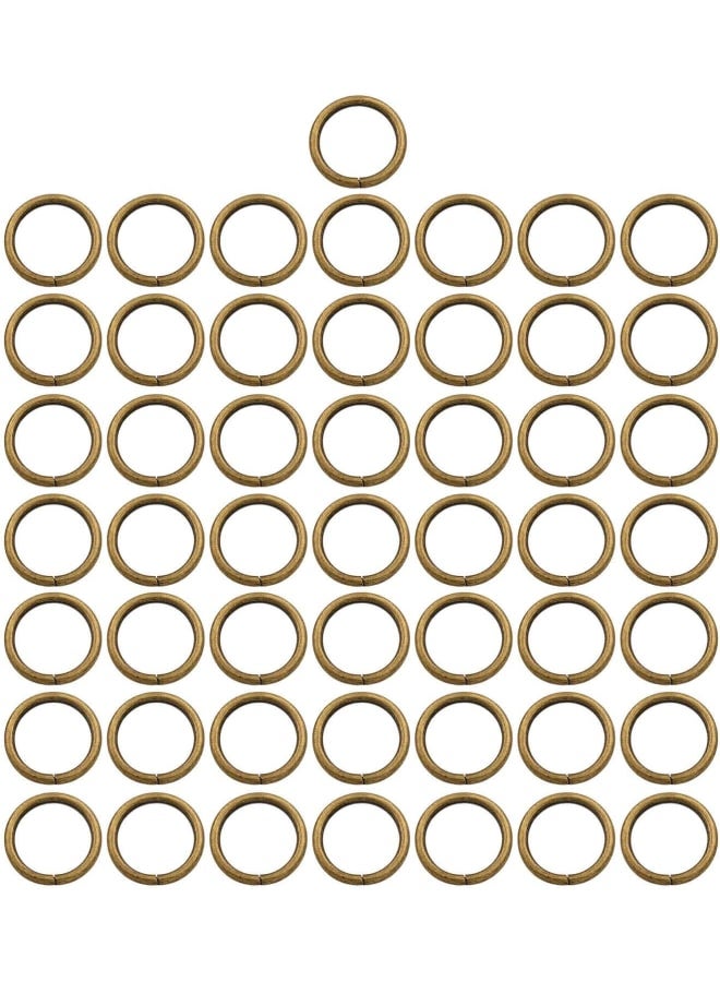 3/4'' Metal O-Ring Buckle Connector Round Loops Non Welded for Bags Webbing Purse and Belt Straps, Bronze, of 50  - Image 1