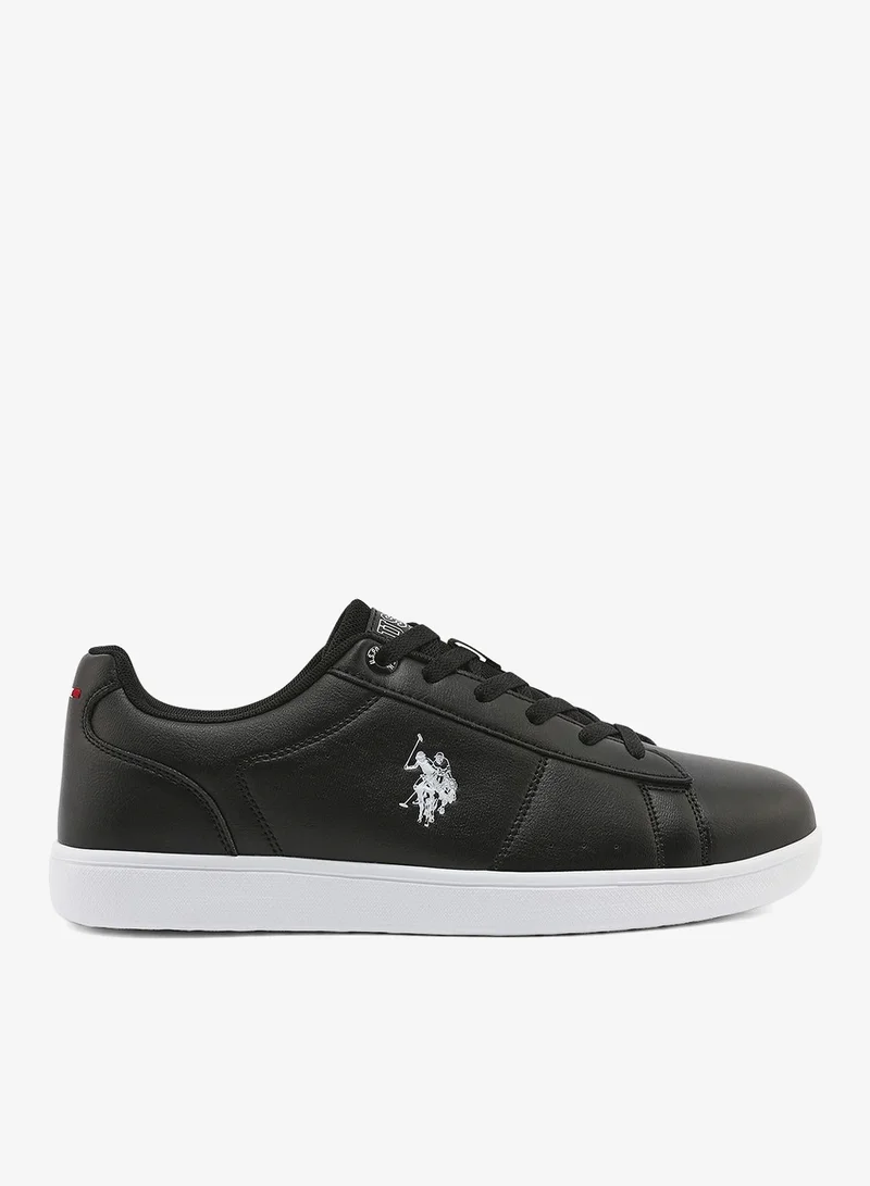 U.S. Polo Assn. black Men's Black Sneakers - Lightweight, Breathable and Comfortable Shoes for Men | Best Price UAE