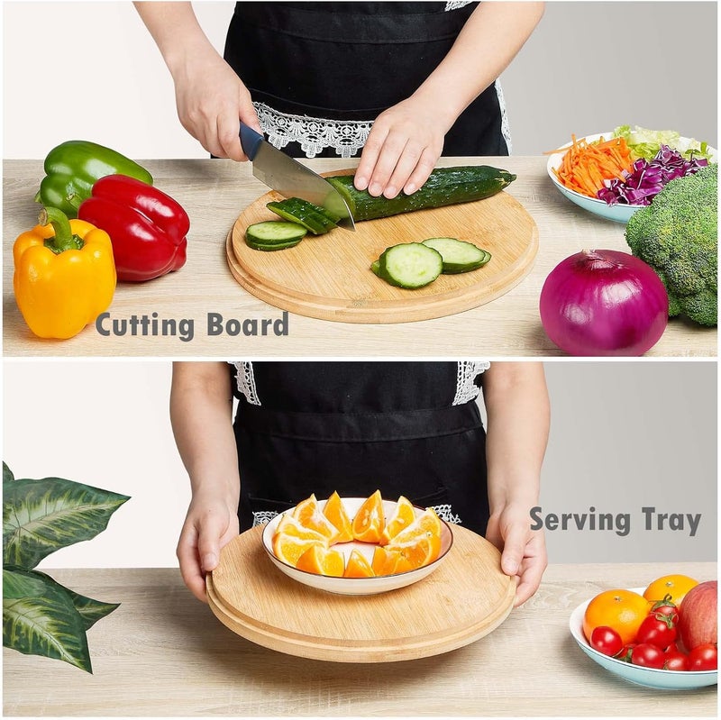 ECOHAGOU 113 Extra Large Salad Serving Bowl Set with Wooden LidUtensils 65Qt Bamboo Fiber Salad Bowl with Servers for Kitchen Lightweight Big Bowl for Mixing SaladFruitPasta  Matte White - Image 4
