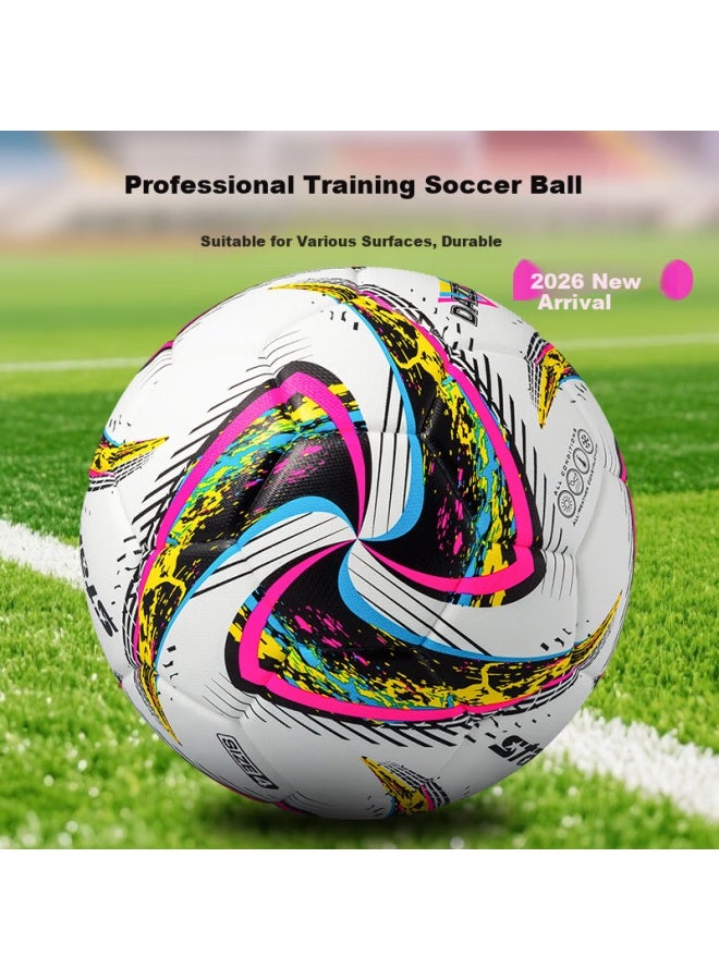 Star Soccer Ball Size 4 Youth Adult Durable Pu Heat-bonded Match Training Standard Ball Sb5574tb-05 - Image 1