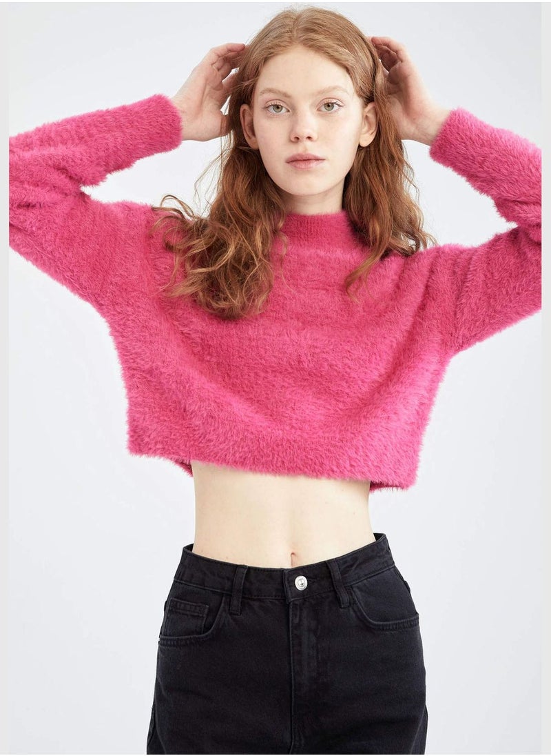 DeFacto Fluffy Cropped Jumper  - Image 3