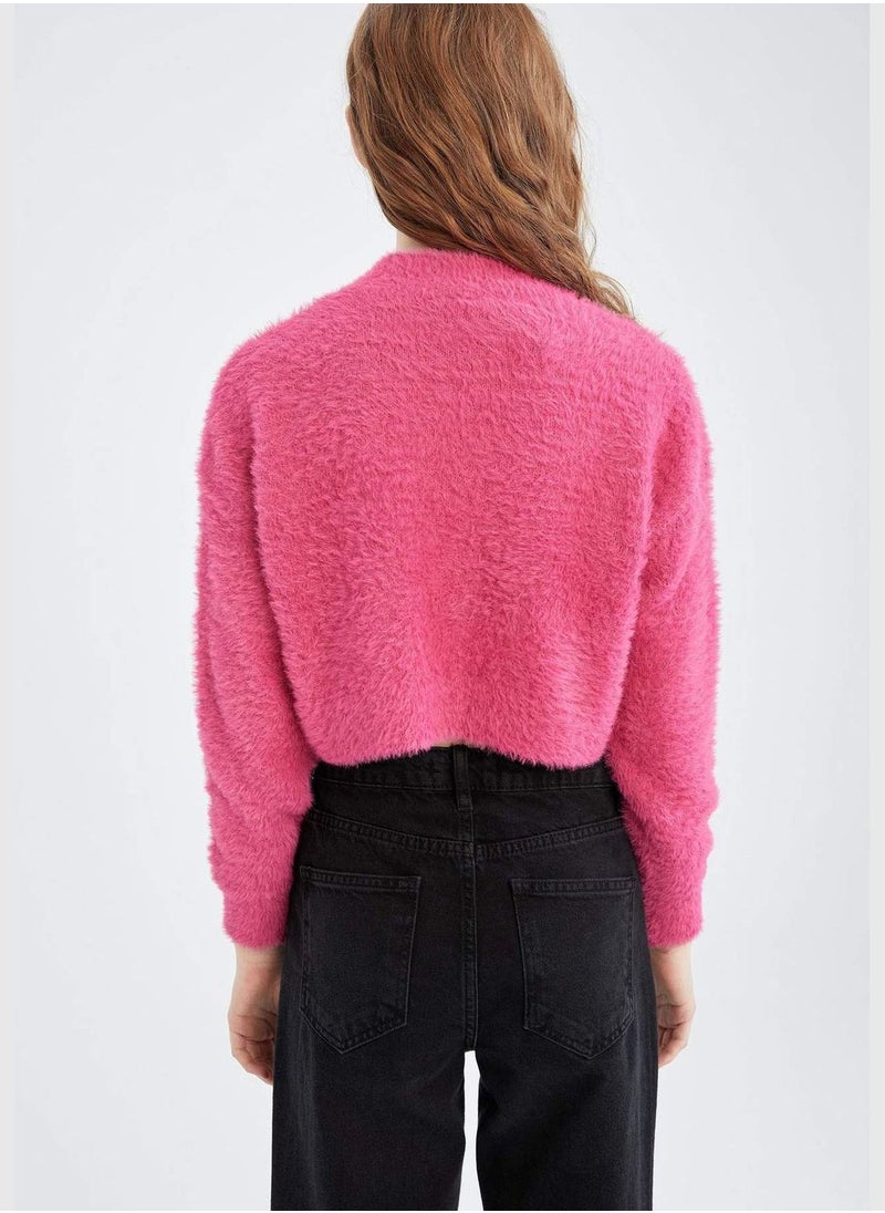 DeFacto Fluffy Cropped Jumper  - Image 5