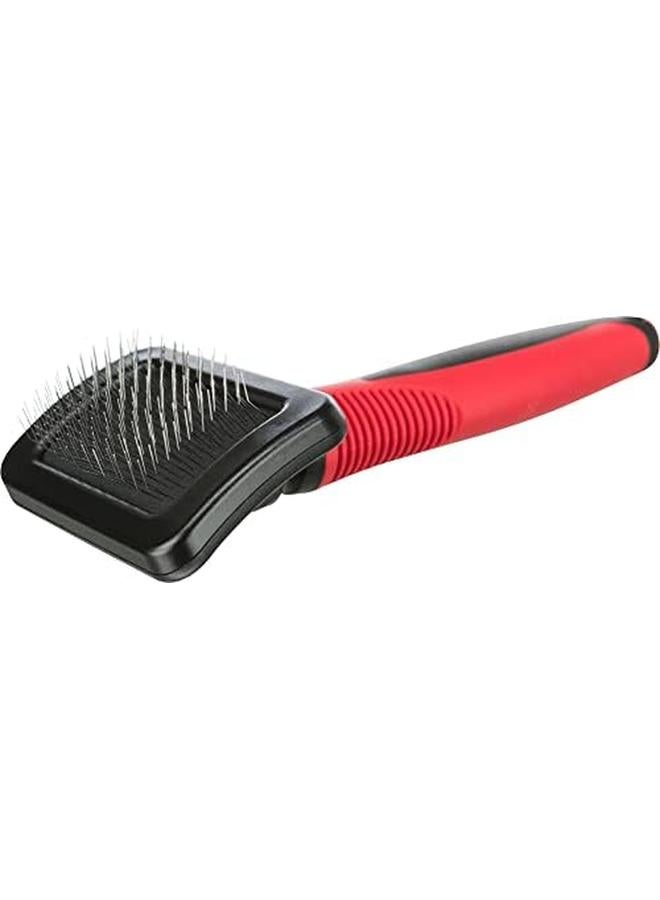 Trixie Soft Brush Plastic Metal Bristles 7 × 16 Cm - Image 2