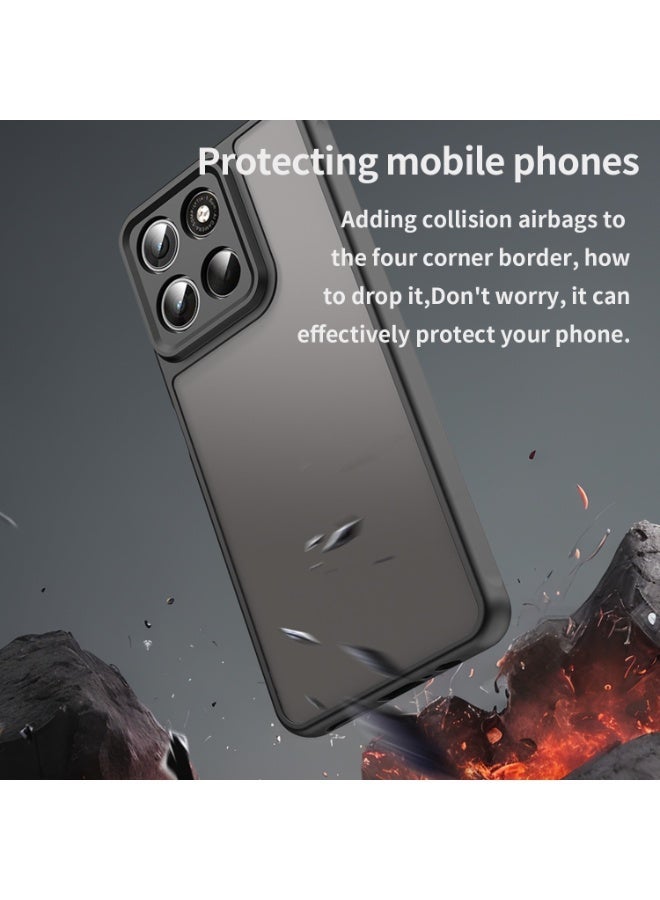 Fankalo Case Cover For Motorola G57/ Motorola G57 Power Frosted Translucent Back Protective Slim Phone Cover, Anti-Fingerprints, Anti-Fall Drop Protection - Image 3