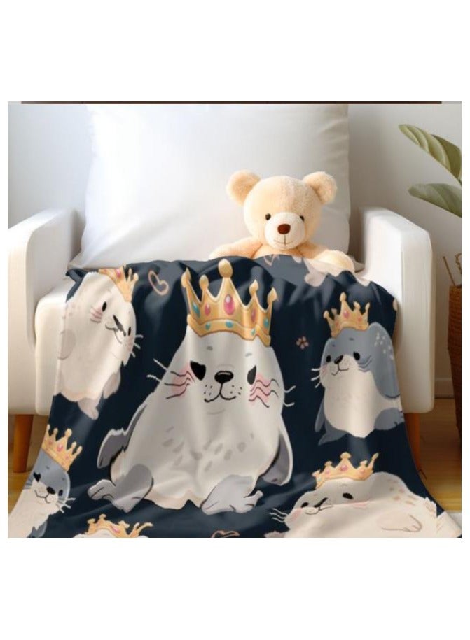 general Flannel thin blanket (warm and comfortable, suitable for sleep, gaming, dust removal and sandproof) 150cm*200cm - 601 - Image 1