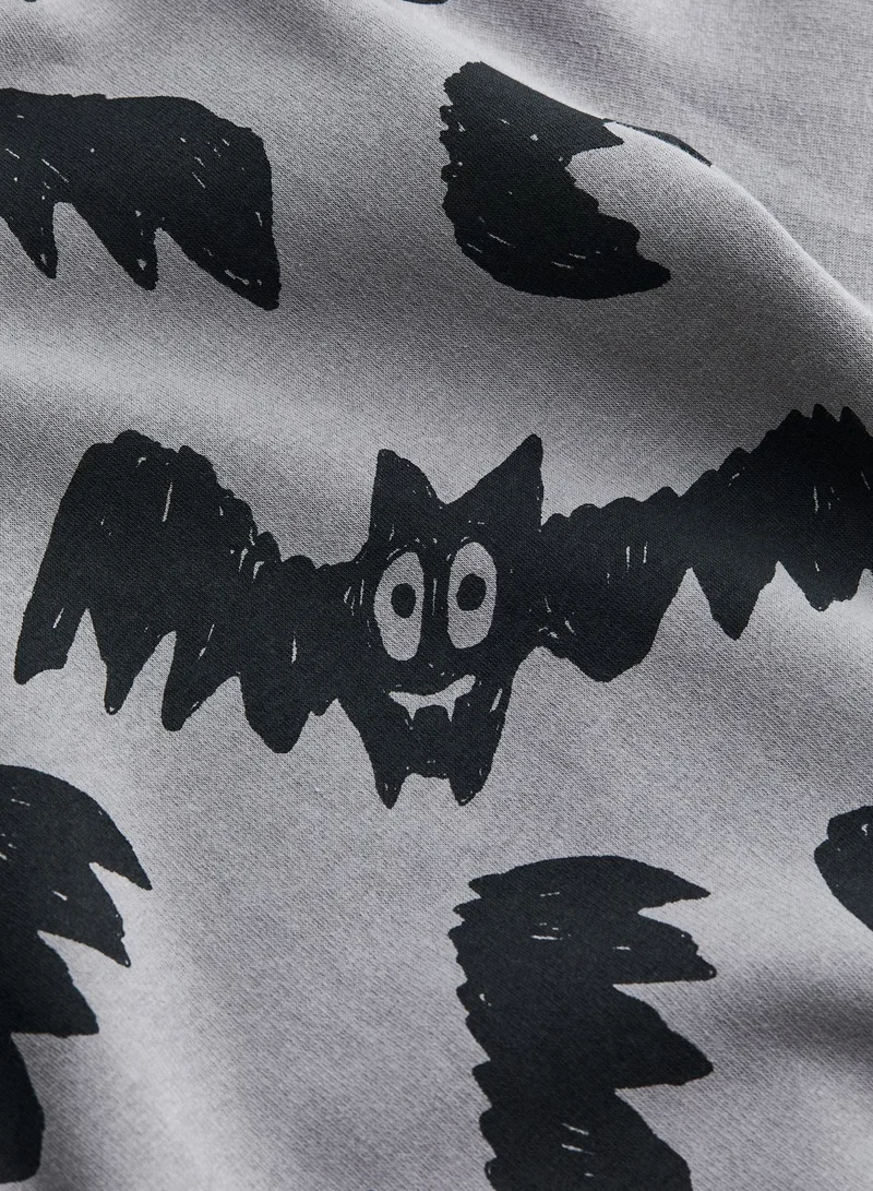 H&M Kids Graphic Round Neck Sweatshirt