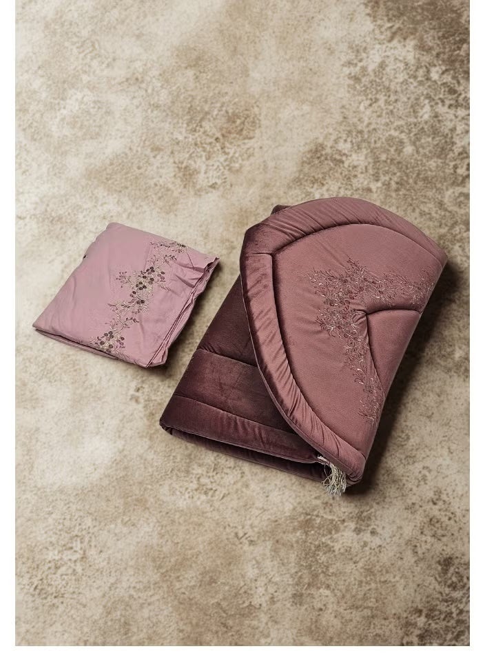 Smart 2030 Comfortable Foam Padded Prayer Rug with Sheet, Islamic Design Embossed Prayer Rug and Prayer Sheet/Prayer Mat 70X110cm, Jalal Size 200X250cm - Image 3