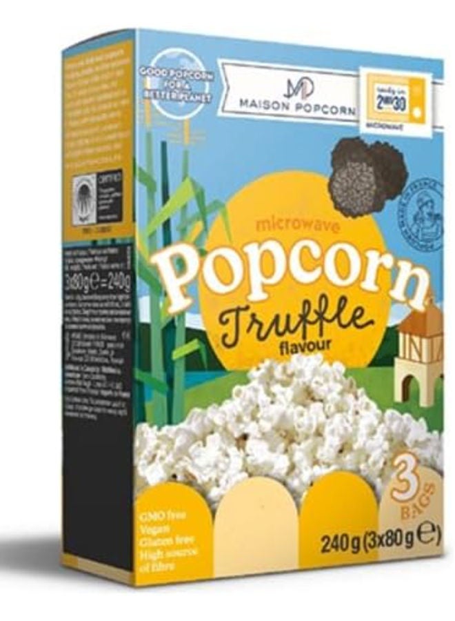 Microwave Popcorn WITH Truffel Flavour 240g